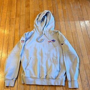 Nike Light Gray Bills NFL Hoodie